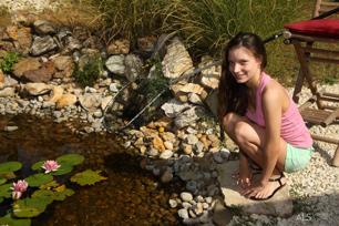 Anita Bellini in ALS Scan set Pond Skimming