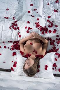 Presley in X Art set Rose Petals