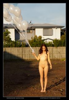 Wendy in Nude Muse set White Balloons