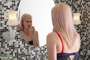 Sally in Exclusive Teen Porn set Pink Inside