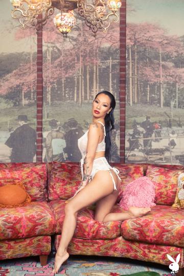 Asa Akira in Playboy set Steal the Moment