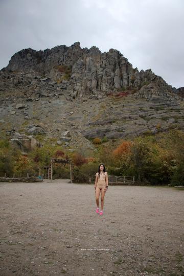 Katja P in Nude In Russia set Demerdzhi Valley