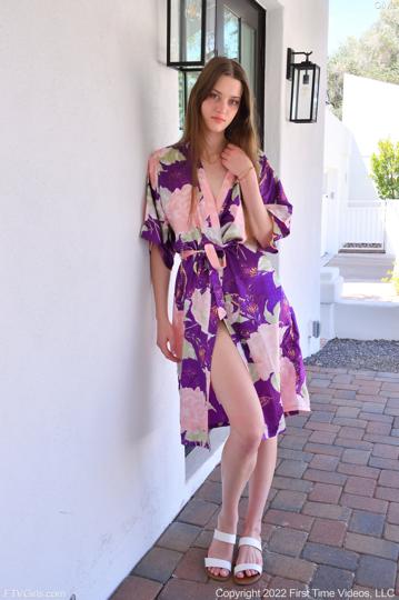 Olivia in Ftv Girls set The Purple Kimono