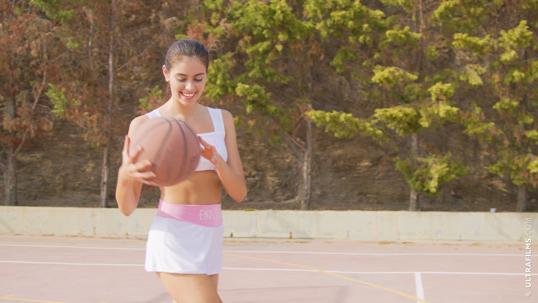 Alissa Foxy in Ultra Films set First Time Playing B-Ball