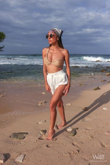 Camila Luna in Watch 4 Beauty set Alone On The Beach