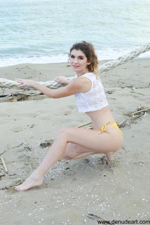Candice Demellza in Denudeart set Erotic Poses