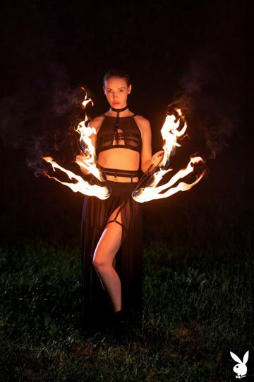Elilith Noir in Playboy set Playing with Fire