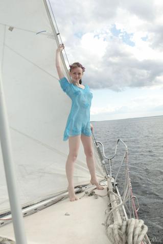 Vega in Stunning 18 set Girl on a yacht
