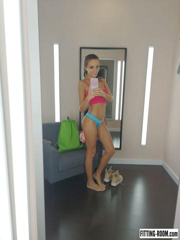 Katya Clover in Fitting Room set Selfie New